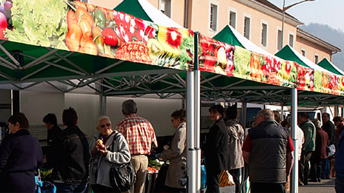 gazebo per mercatini